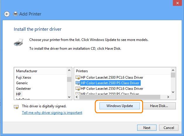 Printer Setup Guide